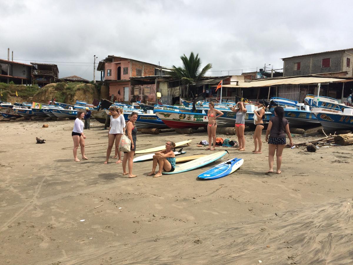 Hostal Puerto Engabao Surf Shelter Exterior foto